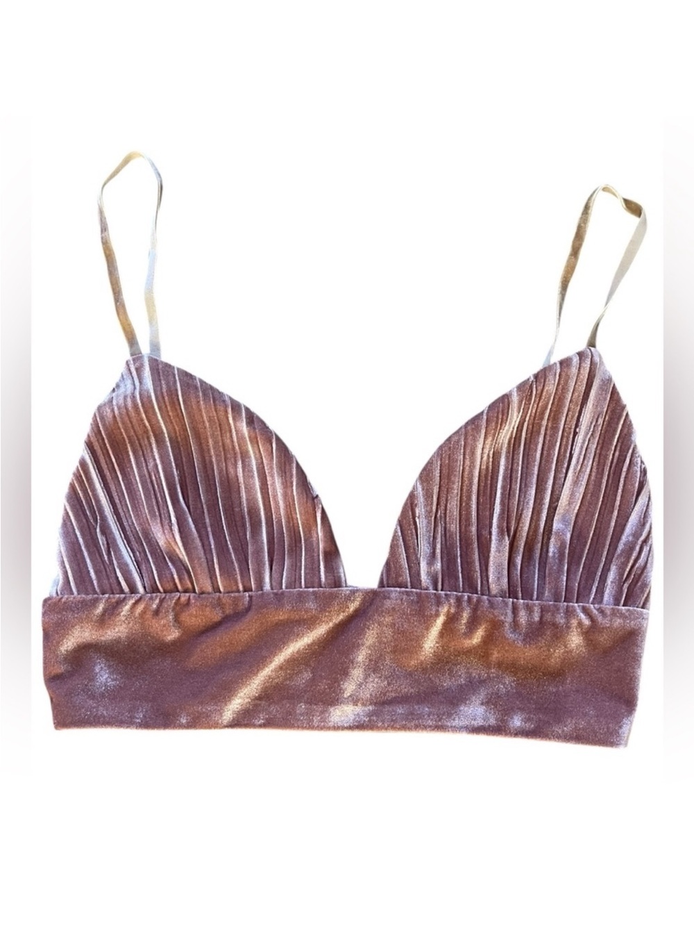 Rehab
Rehab Velour Maueve Crop Top Size Small